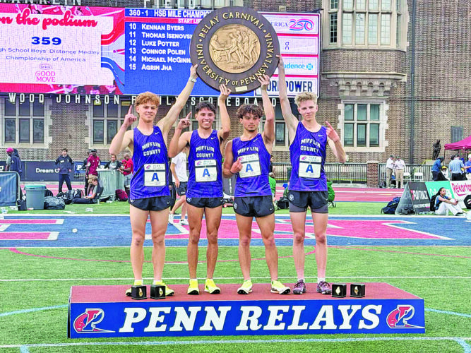 Huskies rule Penn Relays DMR in record fashion